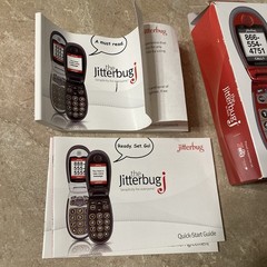 Samsung Jitterbug J Red Samsung Cell Phone SPHA310ZRA