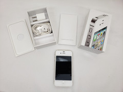 iPhone 4S 16GB, unlocked, White, Org Box, Not Activated. Very Good condition!