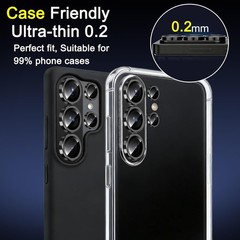 Ferilinso Camera Lens Protector for Samsung Galaxy S26 Ultra, Metal Aluminum All
