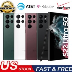 🔥🔥SAMSUNG GALAXY S22 ULTRA 5G 128GB| 256GB| 512GB SM-S908U UNLOCKED SMARTPHONE