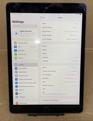 Apple Ipad (Gen 7) (A2200) Wifi + Cellular 32g Space Gray | iOS 18.6.2 | READ