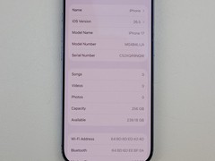 Apple iPhone 17 (A3258) 256GB – Blue (Unlocked) Smartphone – BLEMISHED – H7788