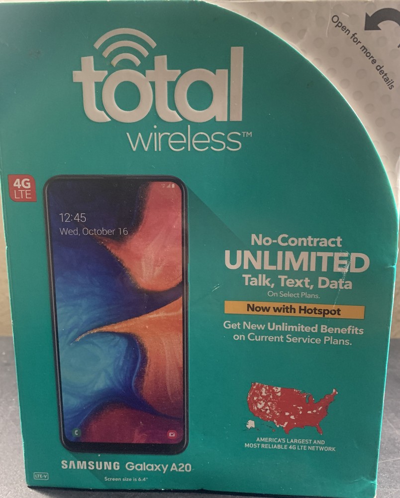 ⚡️Total Wireless Samsung Galaxy A20 S205DL 32GB 6.4″ ⚠️Sim Card Not Included 🆕