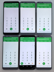 LOT OF 6 x UNLOCKED / T-MOBILE LG G6 32GB H872 4G LTE Android Smart Phones