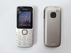 Nokia C1 -01 (Unlocked) 2G – microSDHC – 10 MB 16MB RAM Cellphone