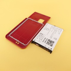 Fujitsu arrows Keitai F-03L Unlocked Android Flip Feature Phone Red Tested