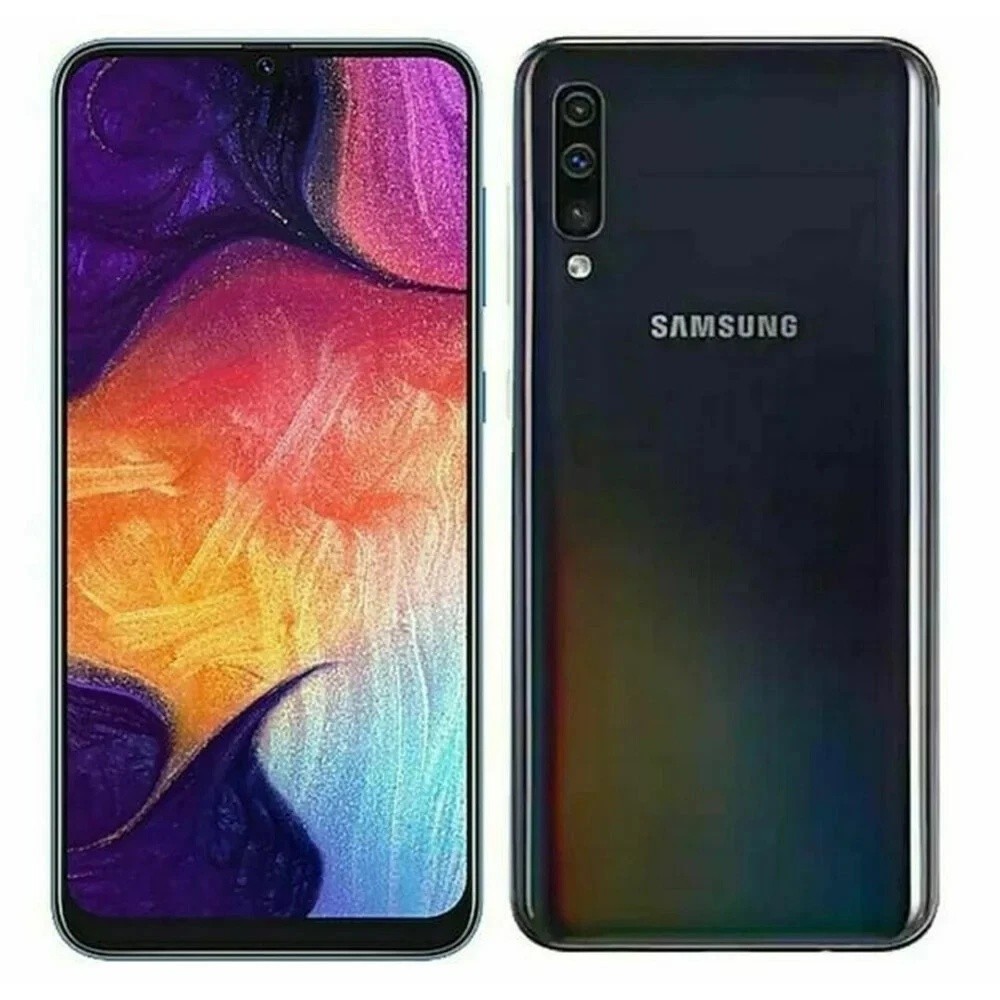 Samsung Galaxy A50 SM-A505U Unlocked 64GB Black A Heavy Burn