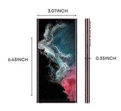 New Sealed Samsung Galaxy S22 Ultra 5G SM-S908U 8GB 128GB eSIM Factory Unlocked