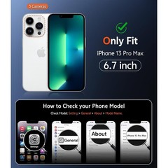 iPhone 13 Pro-Max Case: Clear Magnetic Phone Cases Slim Anti Yellowing Drop Prot