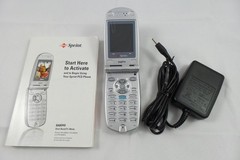 Sanyo PM-8200 Sprint Dual-Band Tri-Mode PCS CellPhone Camera Silver (PM8200KITS)