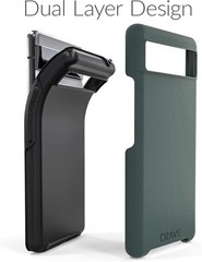 Dual Layer Shockproof Case for Google Pixel 6a (6.1 inch) – Forest Green Color