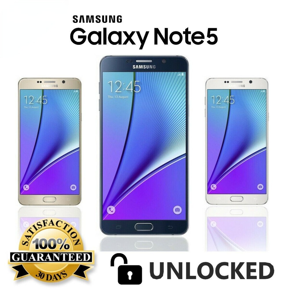 Samsung Galaxy Note 5 N920 32GB 64GB GSM Unlocked AT&T T-Mobile Verizon A++