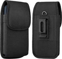 Holster for iPhone 17 16 15 14 13 12 11 Xs X XR/Pro Models, Heavy Duty Nylon Pou