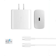 45w Type USB-C Super Fast Wall Charger +6FT Cable For Samsung Galaxy S20~24 Note