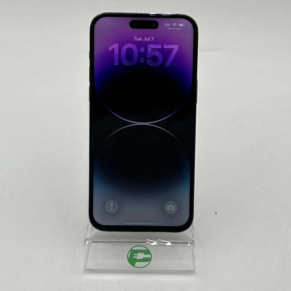 Broken Unlocked Apple iPhone 14 Pro Max 256GB 26.5 MQ8W3LL/A Bad Battery