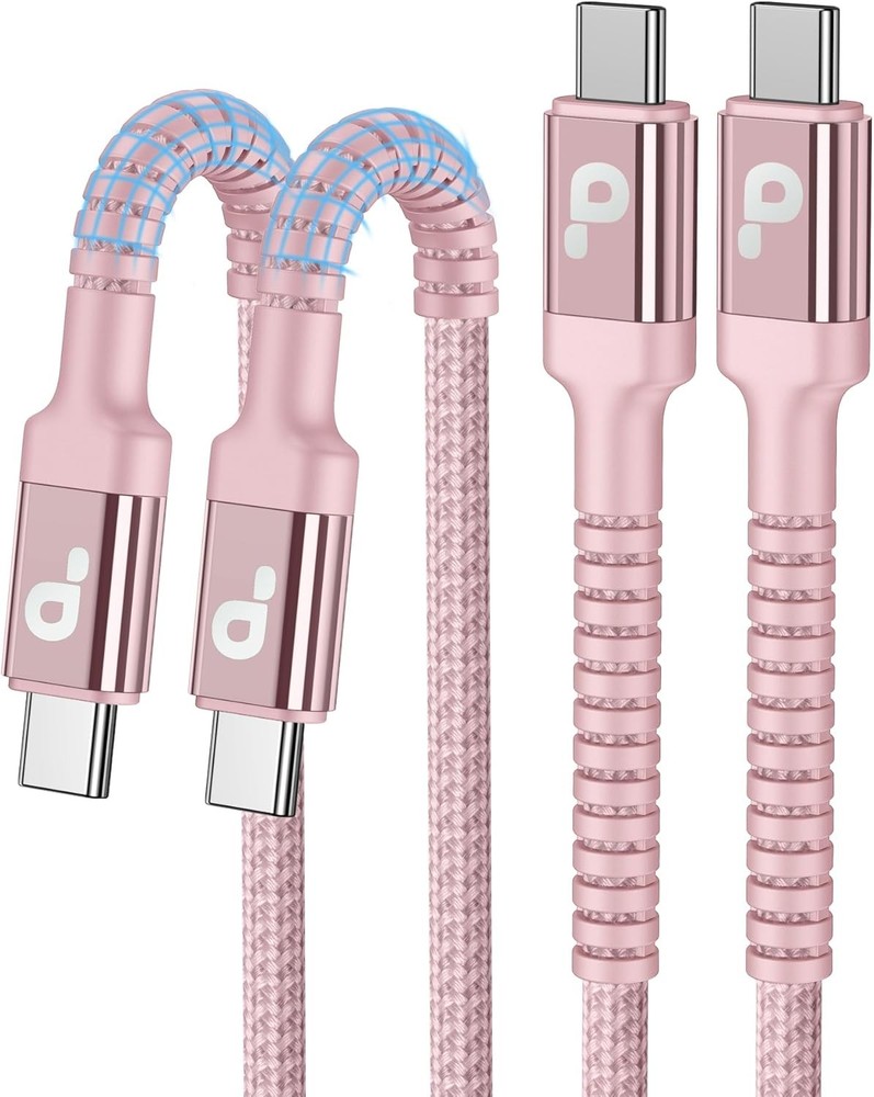 USBC Cable 10FT, 2Pack Long USBC Fast Charging Cable, Nylon Braided USB C to USB