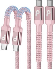 USBC Cable 10FT, 2Pack Long USBC Fast Charging Cable, Nylon Braided USB C to USB
