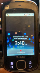 Motorola CLIQ XT – Black (Unlocked) Smartphone