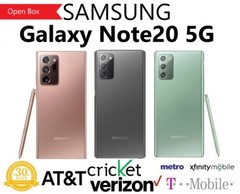 Samsung Galaxy Note 20 5G N981B/DS 256GB 8G Dual SIM Global Unlocked Open Box US