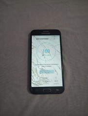 Samsung Galaxy J3 – 16 GB – Silver (AT&T) CRACKED GLASS – PLEASE READ