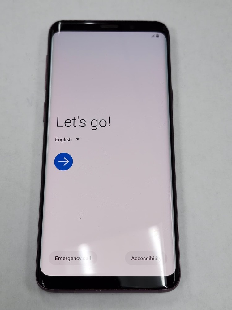 DEFECTIVE – Samsung Galaxy S9 – Purple – 64 GB – GSM Unlocked – SM-G960U – 12594