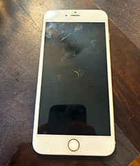 Apple iPhone 6 Plus 128GB Gold 4.7in A1522 iOS For Parts/Not Working