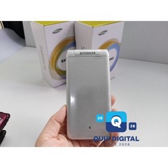 Samsung Galaxy Folder SM-G1600 (Unlocked) 4G Android 16GB Flip Phone All Colours