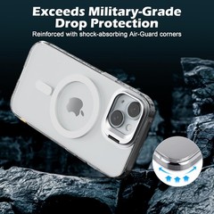 iPhone 14 Case with Built-in Camera Stash Stand, iPhone 13 Case with Screen Prot