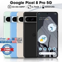 NEW SEALED GOOGLE PIXEL 8 PRO 5G 128/256/512GB FACTORY UNLOCKED *USA STOCK*