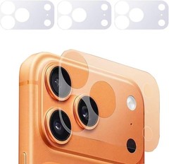 Matte Scratch-Resistant Hollow Lens Film – 3 Pack Camera Protector for iPhone 17