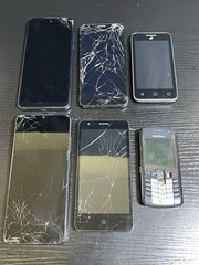 Broken Cell Phone Lot Motorola Samsung Alcatel BlackBerry Parts Only