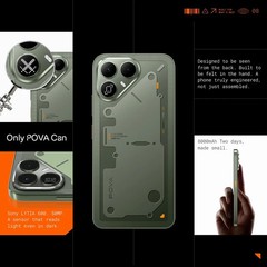 Tecno Pova 8 5G Factory Unlocked Dual SIM 6GB RAM 128GB ROM NFC 8000mAh Green