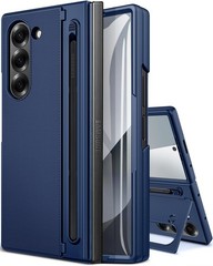 Samsung Galaxy Z Fold 6 Case with Magnetic Hinge & Kickstand – 4-in-1 Black