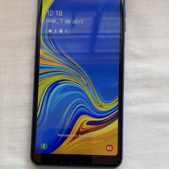 Samsung Galaxy A7 (2018) Blue Android Wi-Fi Bluetooth Micro USB Bar Smartphone