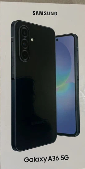 🔥 NEW Samsung Galaxy A36 5G 128GB Black Unlocked SM-A366U1 – 1 Year Warranty