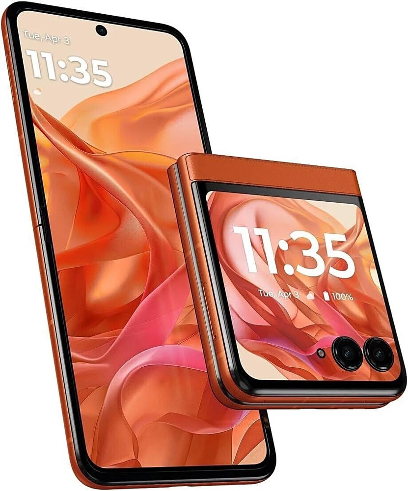 Motorola Razr 50 (2024) XT2453 256GB 8GB Unlocked Orange Very Good Condition