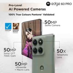 MOTOROLA Moto Edge 60 Pro 5G-Factory Unlocked Dual SIM-8GB 256GB-Pantone Shadow