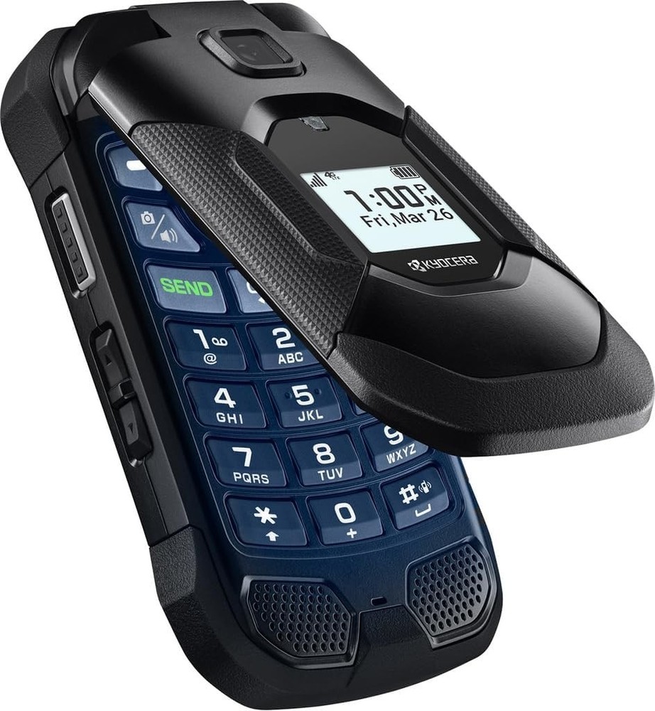 Kyocera DuraXA Equip E4831 Black 16gb Unlocked Verizon AT&T T-Mobile Flip Phone