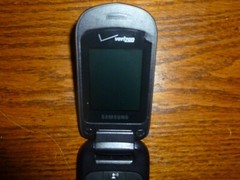 2 Flip Phones – Samsung Gusto Verizon Cell and E-Talk Kazuma – Flip Cell Phones