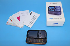 Samsung Gravity TXT SGH-T379 – Charcoal & Yellow Rare Phone + BOX & bumper &docs
