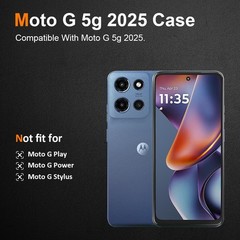 Clear Silicone TPU Cover for Moto G 2025 – Soft Slim Fit Protective Case