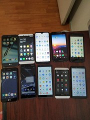Lot of 10 Mixed Brand LG /hTC/TCL/Nokia and other 32GB Smartphone