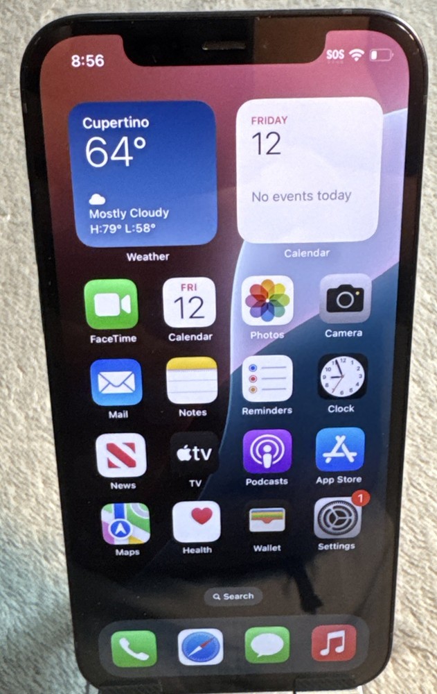 Lot of 10 Apple iPhone 12 64GB A2172 IOS Black Unlocked MGF43LL/A