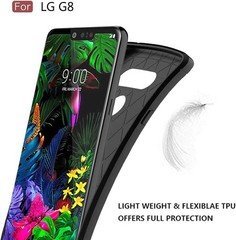 For LG G8 ThinQ Case Flexible Soft TPU Slim Light Rugged Cover Bumper Hard Blue