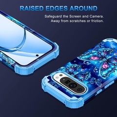 Google Pixel 10 Pro XL Case 2025, Glow in The Dark Three Layer Heavy Duty Shockp