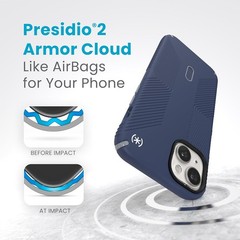 iPhone 15 Plus Case – 6.7 Inch Drop Protection Grip, ClickLock No-Slip Interlock
