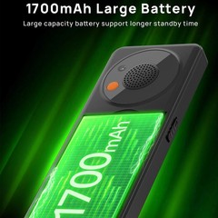 4G LTE Mobile Dual SIM Big Button Phone SOS Keyboard Torch Global UNIWA V2000