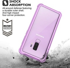 Samsung Galaxy S9 Plus Case Bling Sparkle Full-Body,Built-in Screen Protector