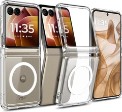 Crystal Clear Magnetic Case for Motorola Razr 2024/2025/2026, Slim & Lightweight