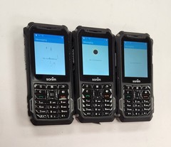 Lot of 3 Sonim XP5s XP5800 16GB Black Verizon Only *READ**
